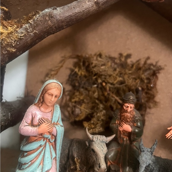 Handcrafted Vintage Made In Italy Hand painted Nativity Three Wise Men Beautiful - Picture 10 of 16